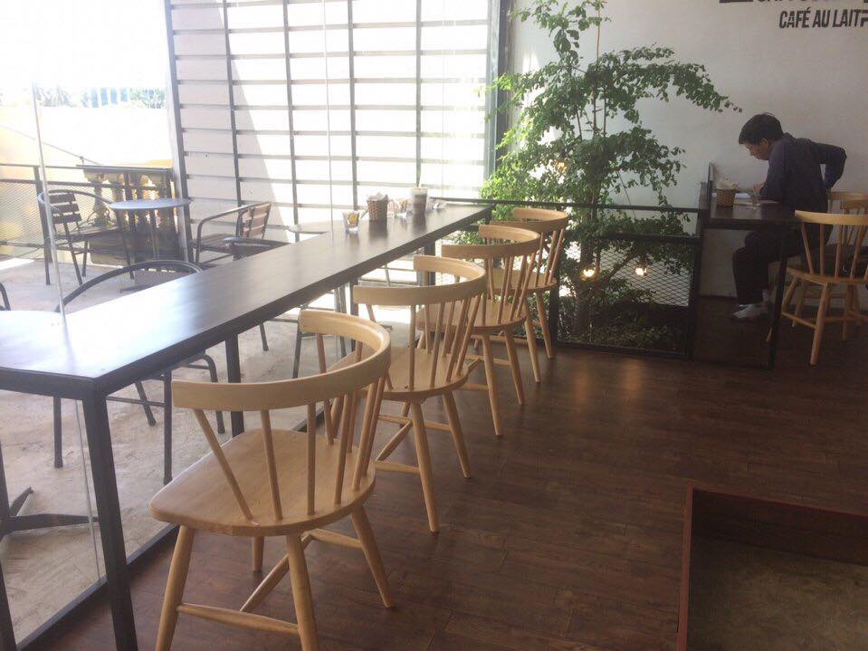 Bàn ghế cafe gỗ TS172