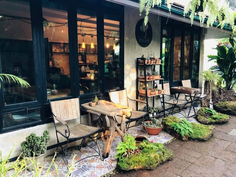 thiết kế quán cafe sân vườn 