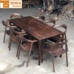 Bộ bàn ăn 8 ghế gỗ Sồi TS371